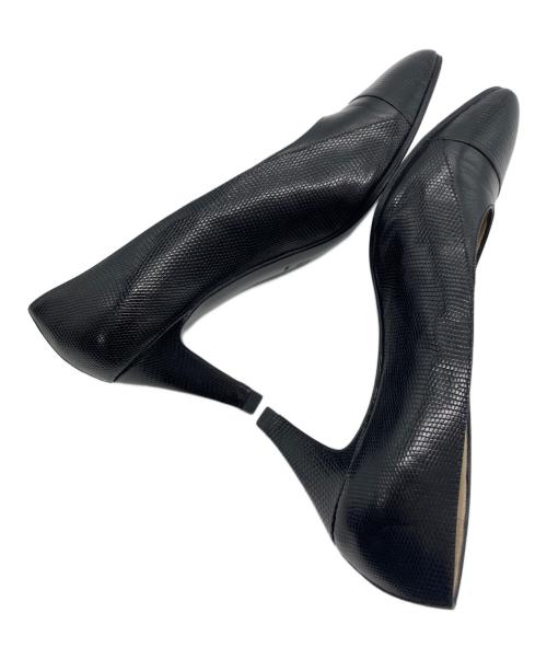 CHANEL（シャネル）CHANEL (シャネル) ヒールパンプス ブラック サイズ:5の古着・服飾アイテム