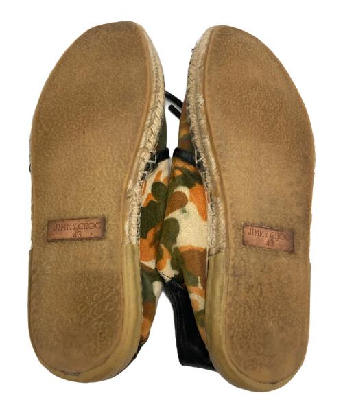 JIMMY CHOO（ジミーチュウ）JIMMY CHOO (ジミーチュウ) エスパドリーユ ブラウン サイズ:43の古着・服飾アイテム