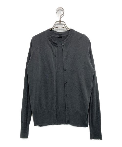 Mila Owen（ミラオーウェン）Mila Owen (ミラオーウェン) SET UPラメニットクルーネックカーディガン グレーの古着・服飾アイテム