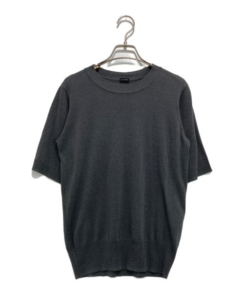 Mila Owen（ミラオーウェン）Mila Owen (ミラオーウェン) SET UPラメニットクルーネックカーディガン グレーの古着・服飾アイテム