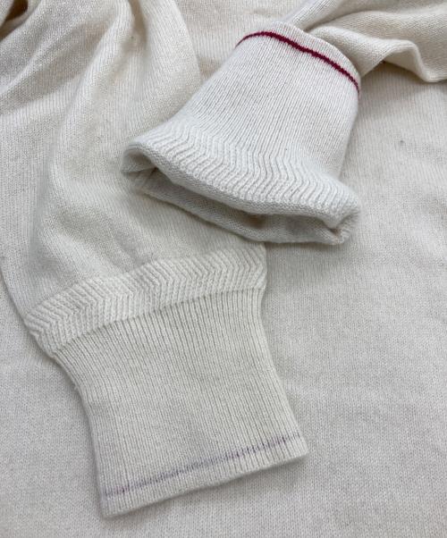 BRIEFING（ブリーフィング）BRIEFING (ブリーフィング) カシミヤ刺繍クルーネックニット ベージュ サイズ:Sの古着・服飾アイテム