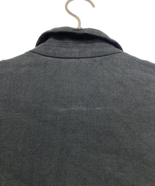 COMME des GARCONS COMME des GARCONS（コムデギャルソン コムデギャルソン）COMME des GARCONS COMME des GARCONS (コムデギャルソン コムデギャルソン) リネンジャケット ブラック サイズ:XSの古着・服飾アイテム