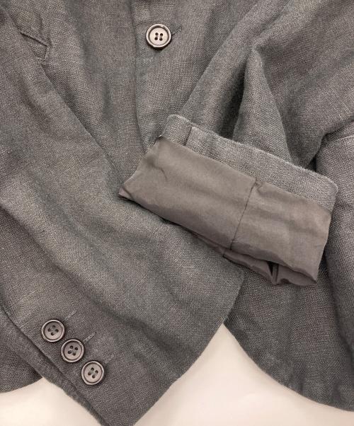 COMME des GARCONS COMME des GARCONS（コムデギャルソン コムデギャルソン）COMME des GARCONS COMME des GARCONS (コムデギャルソン コムデギャルソン) リネンジャケット ブラック サイズ:XSの古着・服飾アイテム