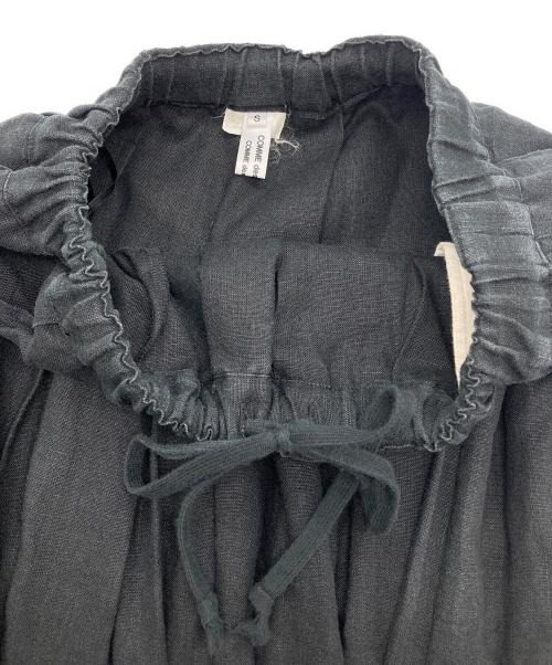 COMME des GARCONS COMME des GARCONS（コムデギャルソン コムデギャルソン）COMME des GARCONS COMME des GARCONS (コムデギャルソン コムデギャルソン) リネンタックスカート ブラック サイズ:Sの古着・服飾アイテム