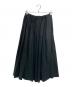COMME des GARCONS COMME des GARCONS（コムデギャルソン コムデギャルソン）の古着「リネンタックスカート」｜ブラック