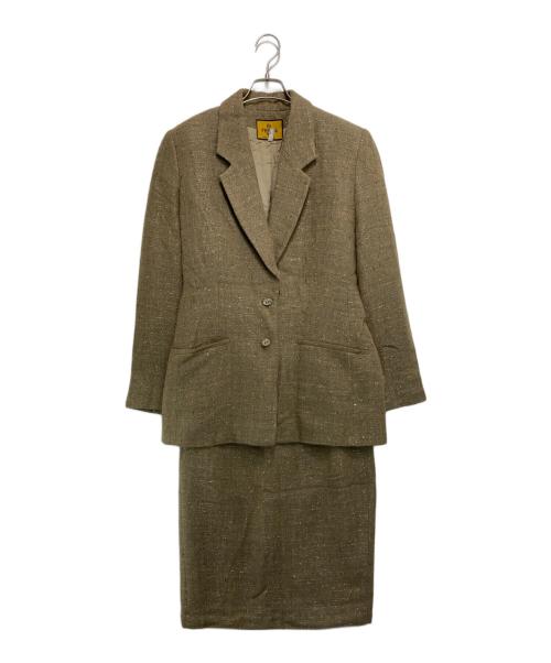 FENDI（フェンディ）FENDI (フェンディ) ［OLD］ラメツイード セットアップ ベージュ サイズ:40の古着・服飾アイテム