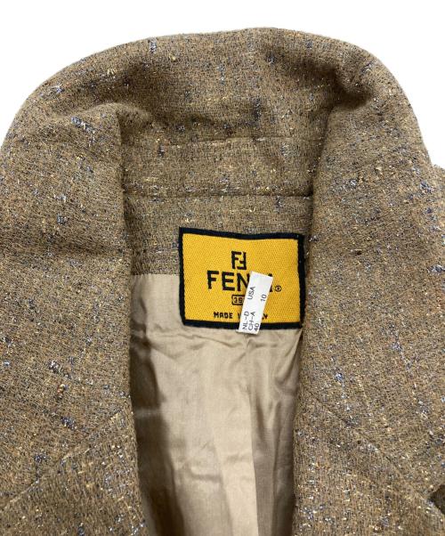 FENDI（フェンディ）FENDI (フェンディ) ［OLD］ラメツイード セットアップ ベージュ サイズ:40の古着・服飾アイテム