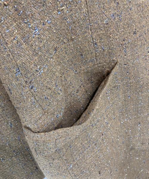 FENDI（フェンディ）FENDI (フェンディ) ［OLD］ラメツイード セットアップ ベージュ サイズ:40の古着・服飾アイテム