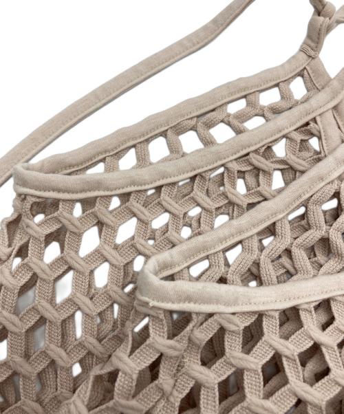 sahara（サハラ）sahara (サハラ) メッシュロングキャミワンピース ベージュ サイズ:-の古着・服飾アイテム