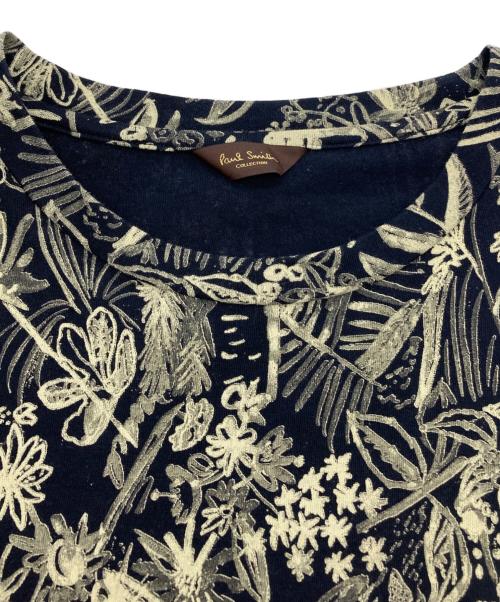 Paul Smith COLLECTION（ポールスミス コレクション）Paul Smith COLLECTION (ポールスミス コレクション) 総柄カットソー ベージュ×ブラック サイズ:XLの古着・服飾アイテム