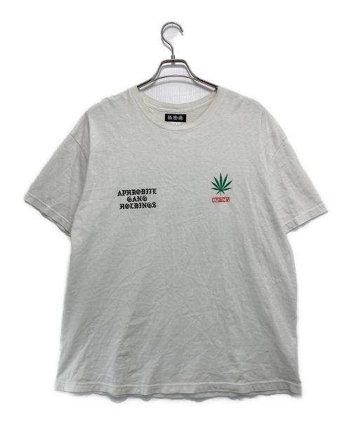 WACKO MARIA（ワコマリア）WACKO MARIA (ワコマリア) 舐達麻 (ナメダルマ) HIGHTIMES (ハイ・タイムズ) コラボプリントTシャツ ホワイト サイズ:XLの古着・服飾アイテム