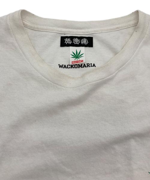 WACKO MARIA（ワコマリア）WACKO MARIA (ワコマリア) 舐達麻 (ナメダルマ) HIGHTIMES (ハイ・タイムズ) コラボプリントTシャツ ホワイト サイズ:XLの古着・服飾アイテム