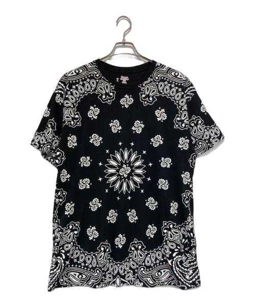 SUPREME（シュプリーム）Supreme (シュプリーム) Hanes (ヘインズ) Bandana Tagless Tees ブラック サイズ:Lの古着・服飾アイテム