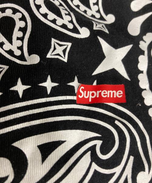 SUPREME（シュプリーム）Supreme (シュプリーム) Hanes (ヘインズ) Bandana Tagless Tees ブラック サイズ:Lの古着・服飾アイテム