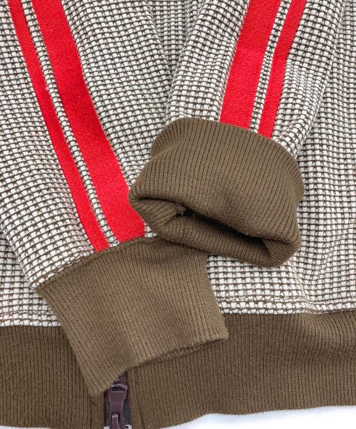 Onitsuka Tiger（オニツカタイガー）Onitsuka Tiger (オニツカタイガー) TRACK SUIT JACKET ブラウン サイズ:Lの古着・服飾アイテム