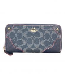 COACH（コーチ）の古着「長財布」｜インディゴ