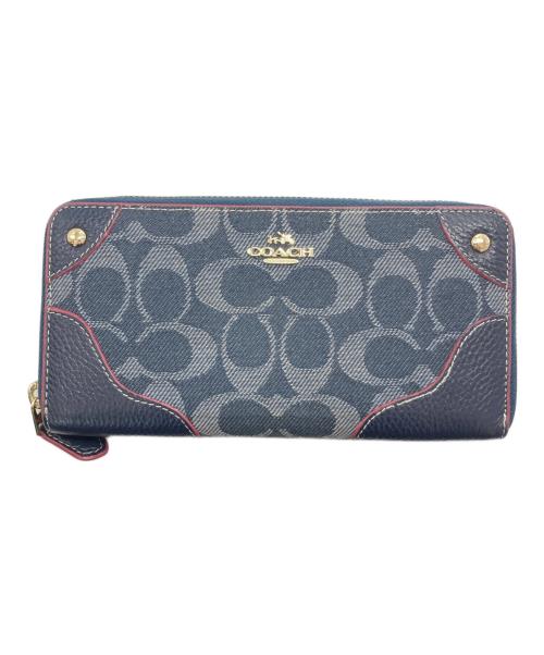 COACH（コーチ）COACH (コーチ) 長財布 インディゴの古着・服飾アイテム