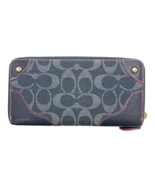 COACH（コーチ）COACH (コーチ) 長財布 インディゴの古着・服飾アイテム