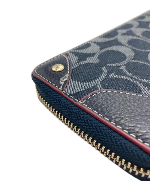 COACH（コーチ）COACH (コーチ) 長財布 インディゴの古着・服飾アイテム