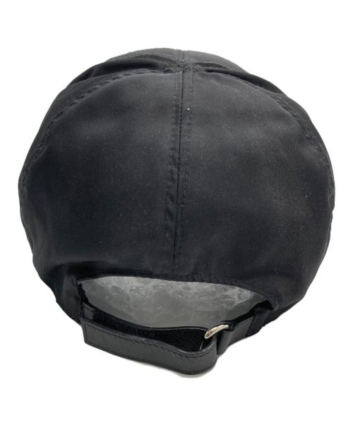 PRADA（プラダ）PRADA (プラダ) ナイロンキャップ ブラックの古着・服飾アイテム