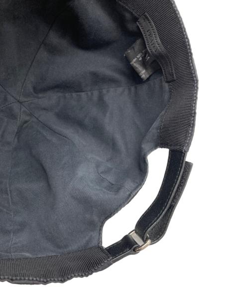 PRADA（プラダ）PRADA (プラダ) ナイロンキャップ ブラックの古着・服飾アイテム