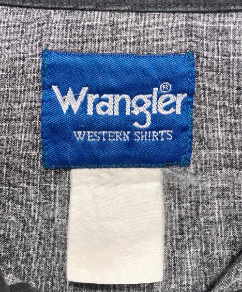 Wrangler（ラングラー）Wrangler (ラングラー) ロデオプリントウエスタンシャツ ブラック サイズ:不明の古着・服飾アイテム