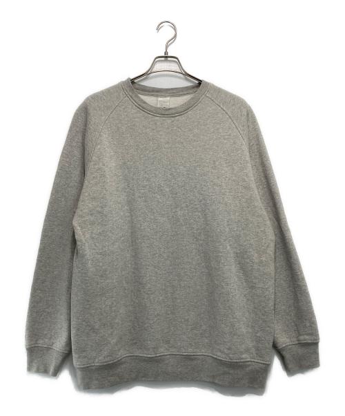 COMOLI（コモリ）COMOLI (コモリ) コットン吊裏毛クルーネック グレー サイズ:4の古着・服飾アイテム