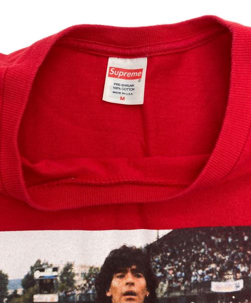 SUPREME（シュプリーム）Supreme (シュプリーム) maradona tee レッド サイズ:Mの古着・服飾アイテム