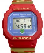 CASIOカシオ）の古着「G-SHOCK　コラボデジタルウォッチ」｜レッド