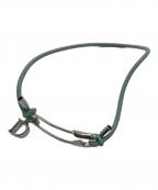 Diorディオール）の古着「Dコードブレスレット」｜スカイブルー