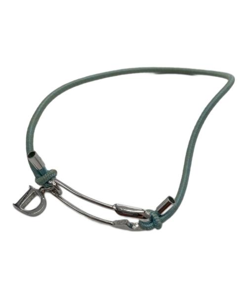 Dior（ディオール）DIOR (ディオール) Dコードブレスレット スカイブルーの古着・服飾アイテム