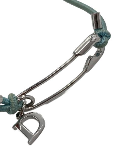 Dior（ディオール）DIOR (ディオール) Dコードブレスレット スカイブルーの古着・服飾アイテム