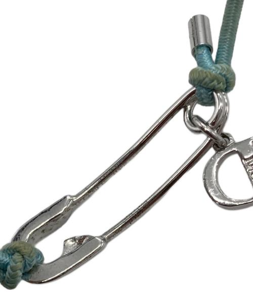 Dior（ディオール）DIOR (ディオール) Dコードブレスレット スカイブルーの古着・服飾アイテム