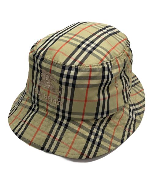 BURBERRY LONDON（バーバリーロンドン）BURBERRY LONDON (バーバリーロンドン) SUPREME (シュプリーム) コラボバケットハット ベージュ サイズ:M/Lの古着・服飾アイテム