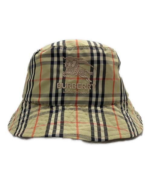 BURBERRY LONDON（バーバリーロンドン）BURBERRY LONDON (バーバリーロンドン) SUPREME (シュプリーム) コラボバケットハット ベージュ サイズ:M/Lの古着・服飾アイテム