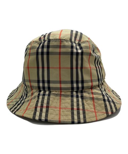 BURBERRY LONDON（バーバリーロンドン）BURBERRY LONDON (バーバリーロンドン) SUPREME (シュプリーム) コラボバケットハット ベージュ サイズ:M/Lの古着・服飾アイテム