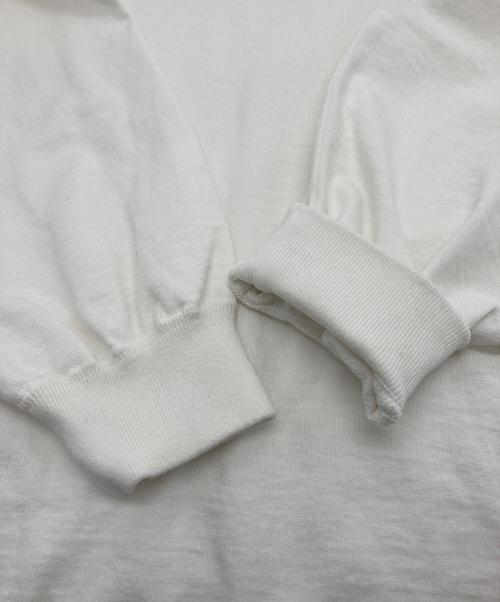 BATONER（バトナ―）BATONER (バトナ―) Degrease Crew Neck Knit ホワイト サイズ:２の古着・服飾アイテム
