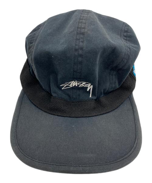 stussy（ステューシー）stussy (ステューシー) KAVU (カブー) コラボキャップ ブラックの古着・服飾アイテム