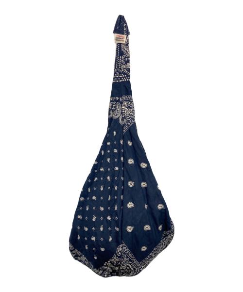 KAPITAL（キャピタル）KAPITAL (キャピタル) ガーゼ ラットブランドバンダナ ネイビーの古着・服飾アイテム