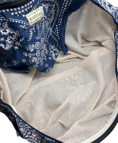 KAPITAL（キャピタル）KAPITAL (キャピタル) ガーゼ ラットブランドバンダナ ネイビーの古着・服飾アイテム