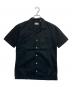 giannetto（ジャンネット）の古着「オープンカラーシャツ」｜ブラック