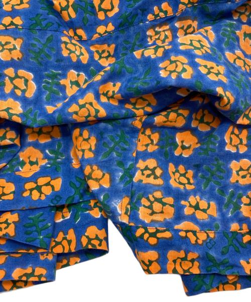 TIGRE BROCANTE（ティグルブロカンテ）TIGRE BROCANTE (ティグルブロカンテ) マリーゴールドティアードワンピース ブルー×オレンジ サイズ:-の古着・服飾アイテム