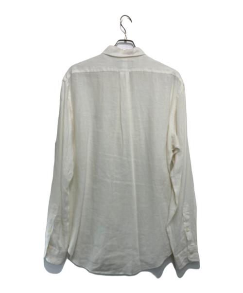 RALPH LAUREN（ラルフローレン）RALPH LAUREN (ラルフローレン) リネンシャツ ホワイト サイズ:Lの古着・服飾アイテム