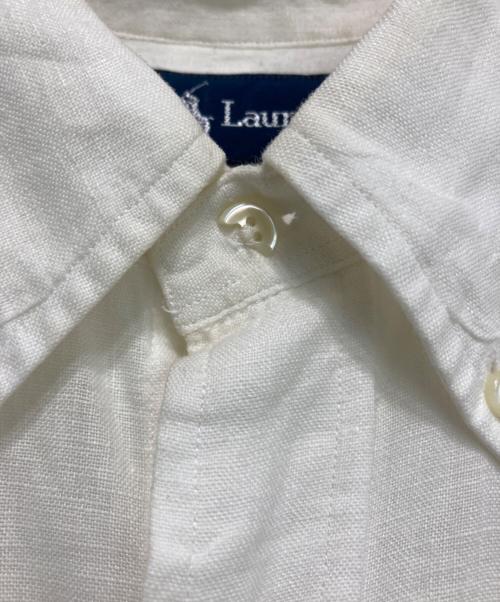 RALPH LAUREN（ラルフローレン）RALPH LAUREN (ラルフローレン) リネンシャツ ホワイト サイズ:Lの古着・服飾アイテム