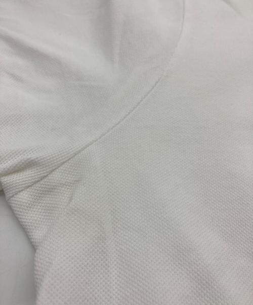 MONCLER（モンクレール）MONCLER (モンクレール) MAGLIA POLO MANICA CORTA 半袖 ポロシャツ ホワイト サイズ:Lの古着・服飾アイテム
