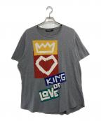 DOLCE & GABBANAドルチェ＆ガッバーナ）の古着「プリントTシャツ」｜グレー