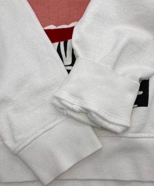 DSQUARED2（ディースクエアード）DSQUARED2 (ディースクエアード) クルーネックスウェット ホワイト サイズ:Lの古着・服飾アイテム