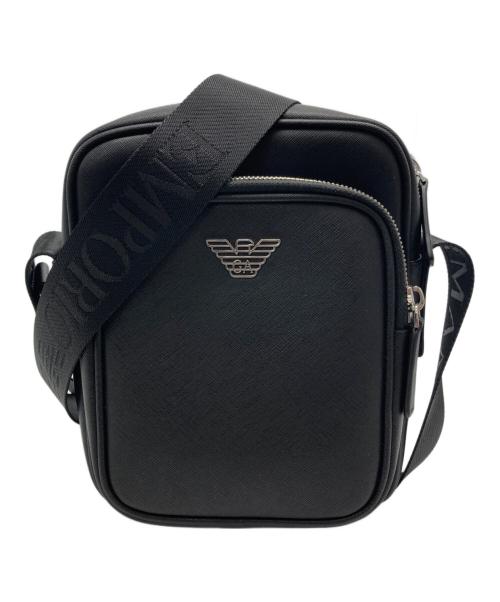 EMPORIO ARMANI（エンポリオアルマーニ）EMPORIO ARMANI (エンポリオアルマーニ) ショルダーバッグ ブラックの古着・服飾アイテム