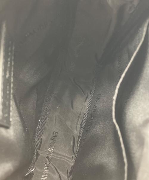 EMPORIO ARMANI（エンポリオアルマーニ）EMPORIO ARMANI (エンポリオアルマーニ) ショルダーバッグ ブラックの古着・服飾アイテム