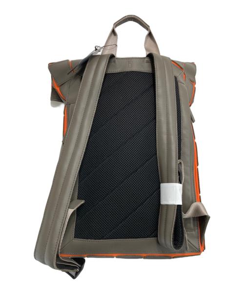 TRION（トライオン）TRION (トライオン) PANEL LIGHT バックパック グレー×オレンジの古着・服飾アイテム